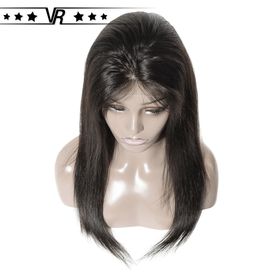 

Star Quality Brazilian Human Hair Wig 4x4 180% density Free Parting Straight Closure Wig