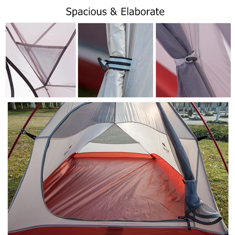 Naturehike Cloud Up Палатка для кемпинга пеших облако палаткс туристическая прогулок на