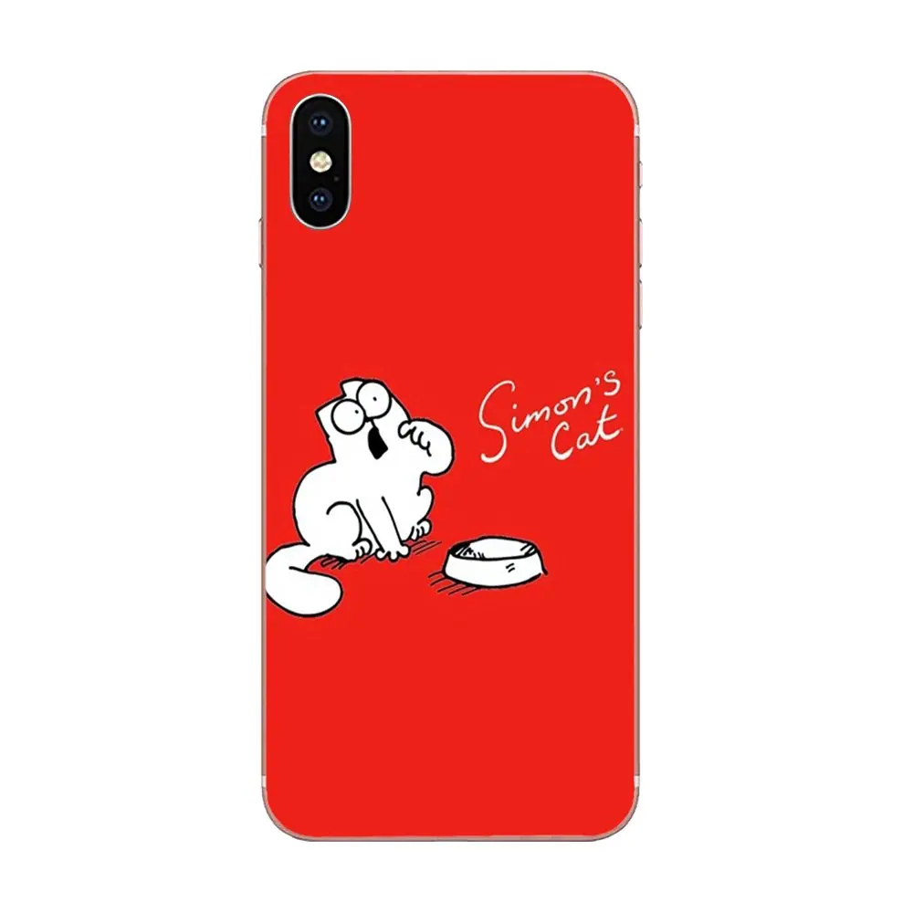 Забавный милый белый Симонс Кот для Xiaomi Redmi Note 2 3 3S 4 4A 4X5 5A 6 6A Pro Plus TPU Защитная пленка для экрана