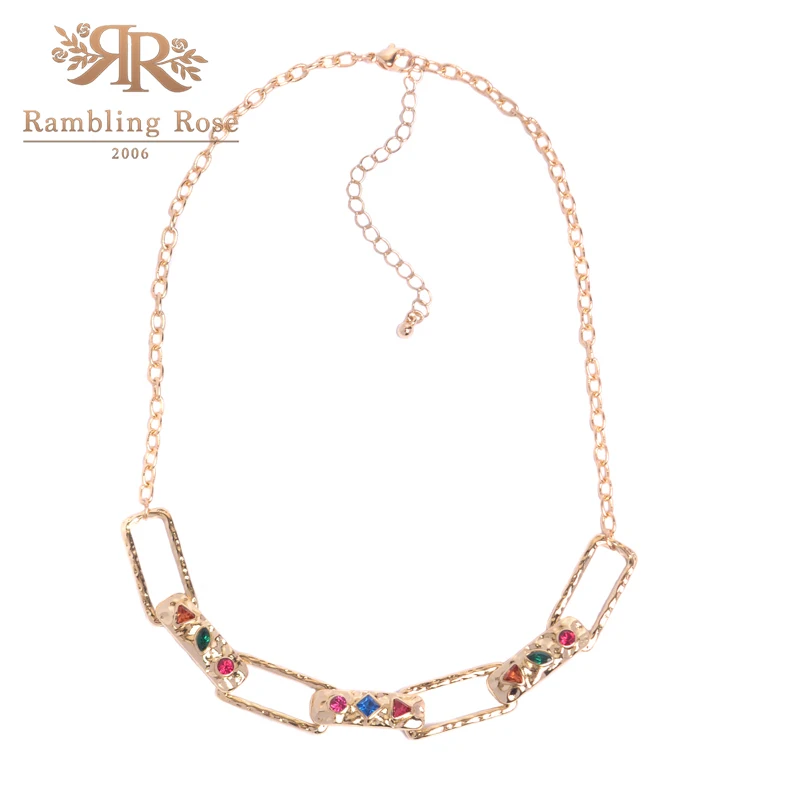 

2019 Trendy Gold Necklace Iron Znic Fashion Jewelry Necklace Women