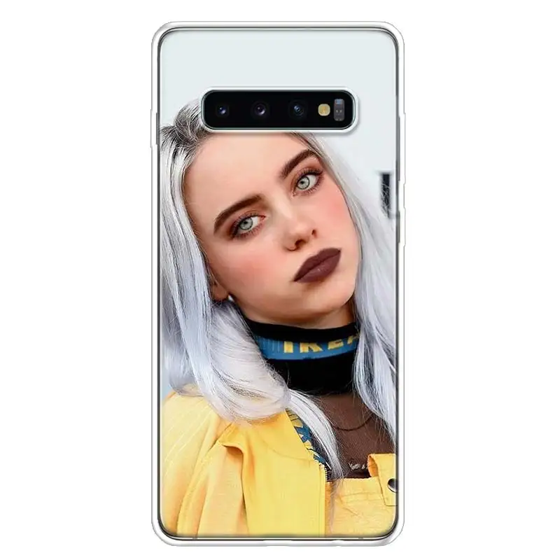 Billie Eilish Красивая желтая крышка чехол для телефона для samsung Galaxy A10 A20E A30 A40 A50 A70 A50S A80 M30S A6 A7 A8 A9 плюс