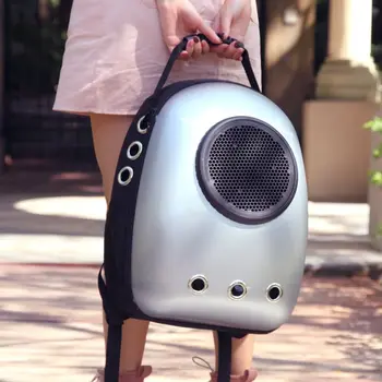 

High quality clear window transport carrying breathable travel bag bubble astronaut pet dog space capsule cat carrier backpack