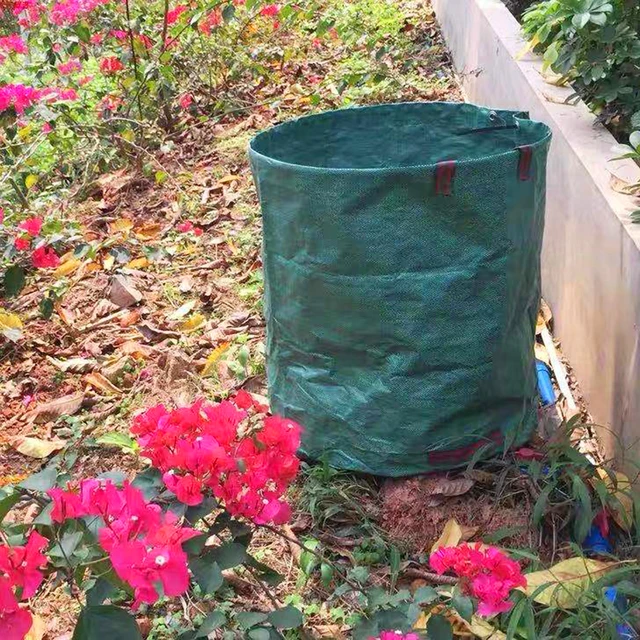 Reusable Leaf Bags, 80 Gallons Lawn Bags, Yard Waste Bags Heavy