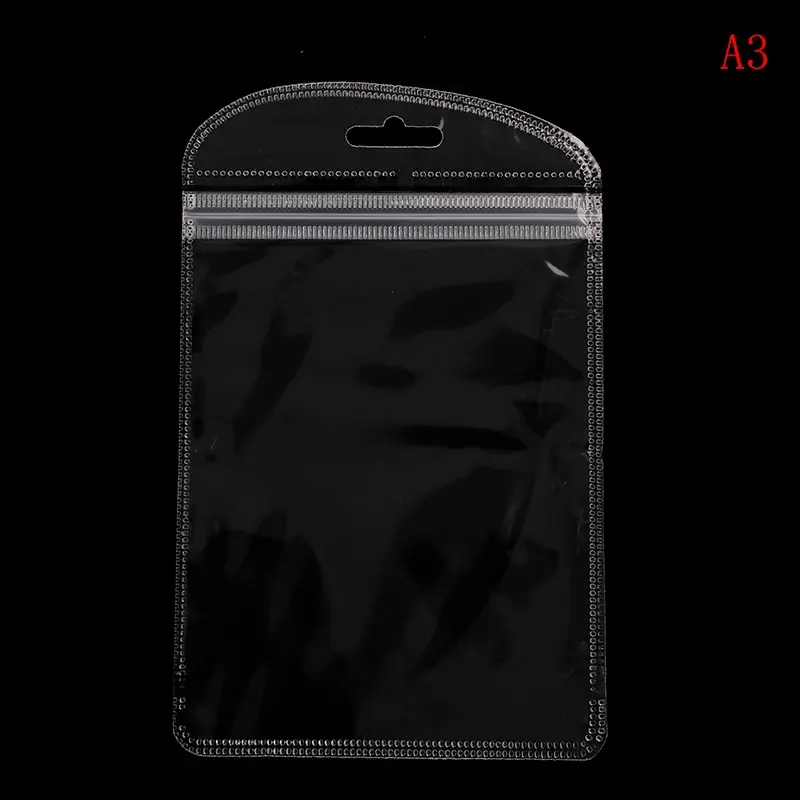 50PCS/lot Plastic Bags Pacifier Chain Packaging Accessory Safety Silicone Beads Package Display Bags