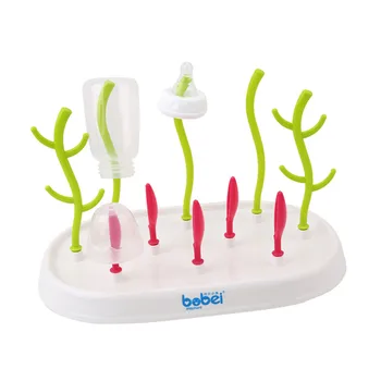 

Bottle Drying Rack Baby Bottle Cleaning Dryer Drainer Storage Rack Tree Shape Rack For Babies Bottles Removable