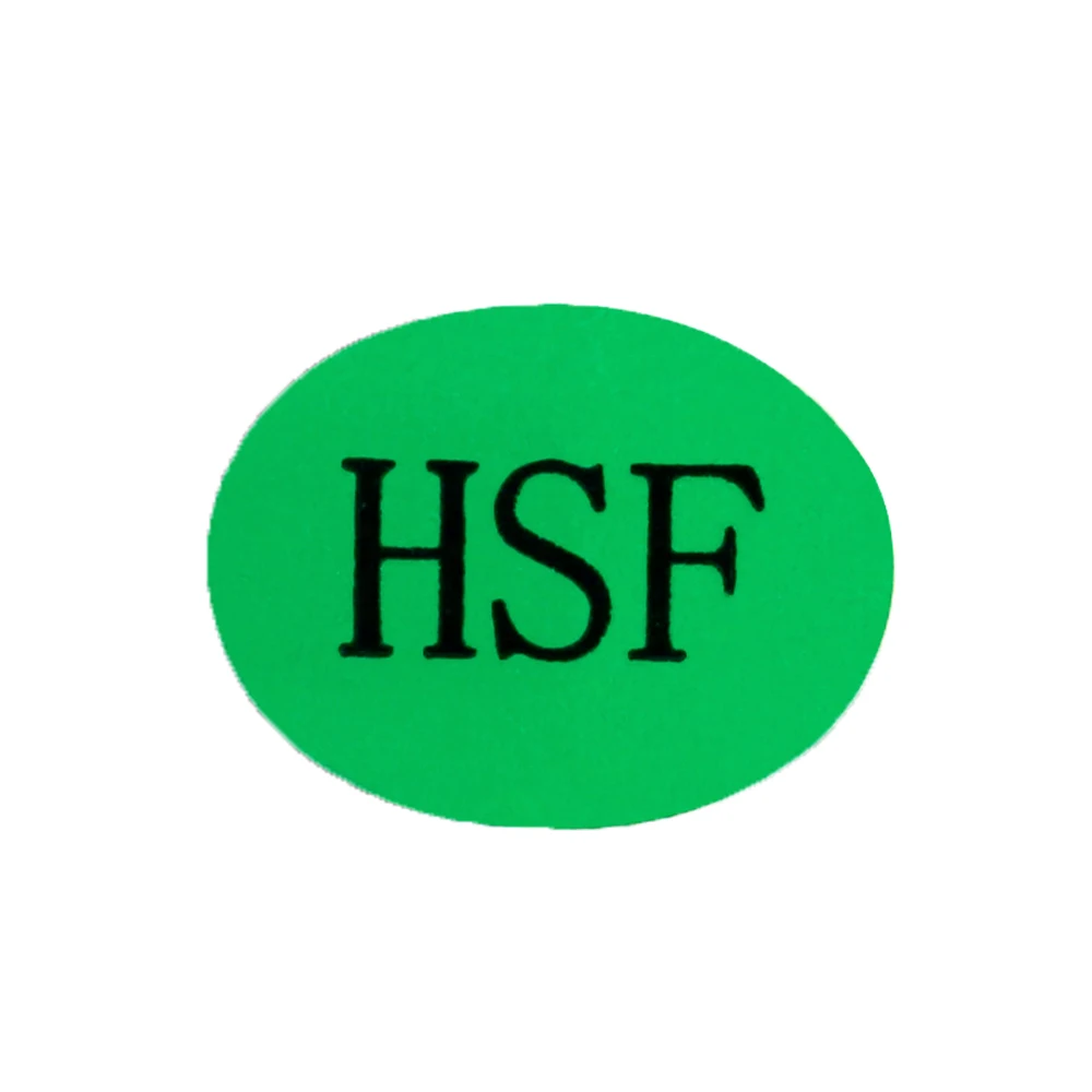 

HSF Printed Self-adhesive Environment Labels European Norm HSF Carton Sticker