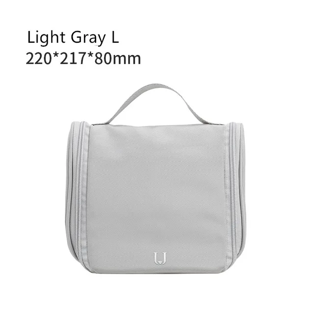 Light Gray L Новая Удобная косметичка для путешествий Xiaomi Jordan& Judy, сумка-косметичка, органайзер для мытья, сумка для хранения, подвесная косметичка - Цвет: Light Gray L