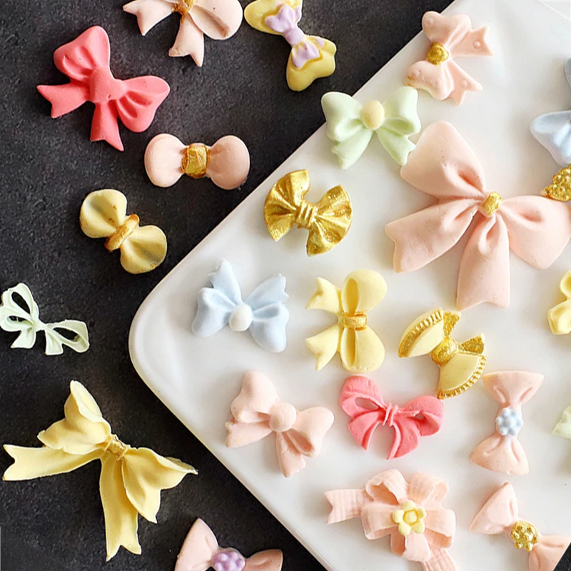 

Multiple mini Bow Bowknots Shape Cake Mold Chocolate Mold for the Kitchen Baking Cake Tool DIY Sugarcraft Decoration Tool