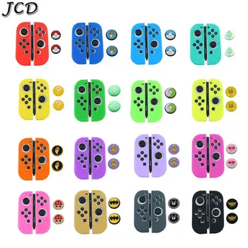 

JCD for Nintend Switch Joycon Cover Solft Silicone Case with Thumbstick caps for Nintendo Switch Controller Grip Joy-con Cover