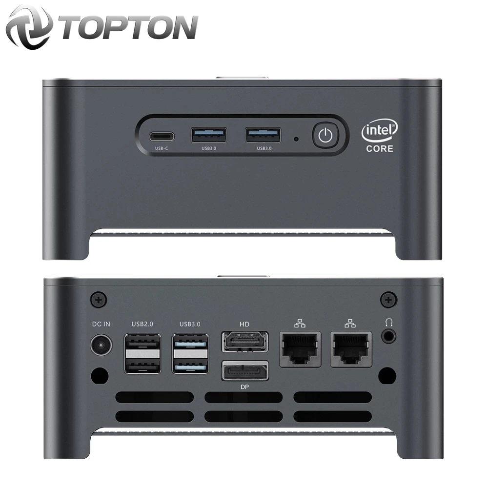 10th Gen Xeon W-10885M Core i9 10980HK Mini PC Intel 2 LAN Windows 10*2 * DDR4 2 * NVMe computadora de juegos DP HDMI tipo-C 3x4K