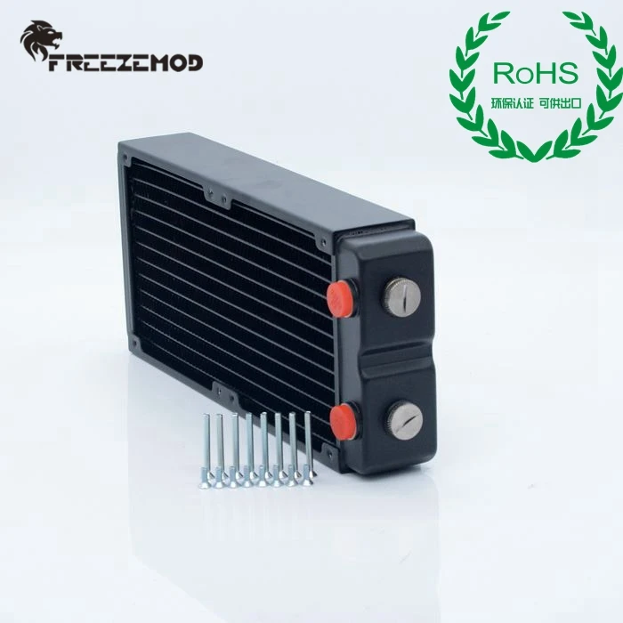 FREEZEMOD компьютер ПК водяной охладитель медный радиатор двухслойные 45 мм толщиной