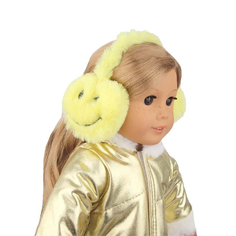 Cute Doll Accessories 18Inch American Doll Hanging Ear Covering