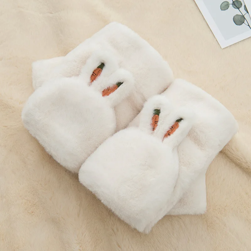 Children Kids Winter Gloves Baby Girls Boys Half Finger  Keep Warm Baby Gloves