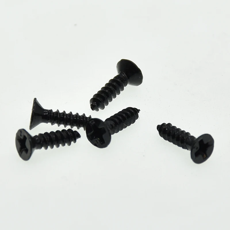500PCS Phillips Self-Tapping  Screws M2*6/8/10/12mm Bronze/Gold Oval Head Screw For Antique Hinges Decoration Wood Hardware Tool