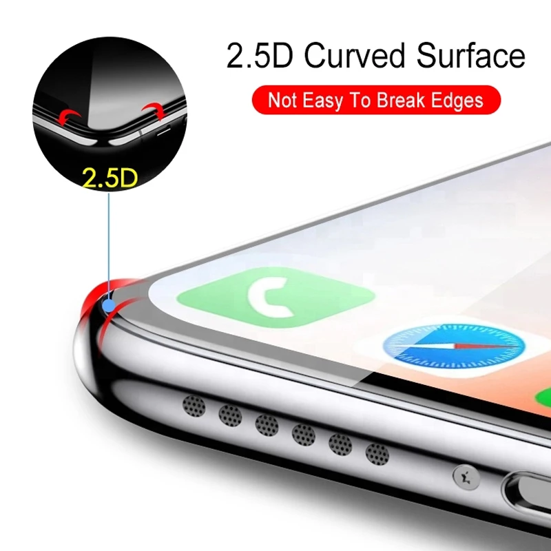 Взрывозащищенный протектор экрана гибкая пленка для iPhone Xs Max XR Xs Nano Microcrystal стеклянная пленка для iPhone 7 8 6 6s Plus
