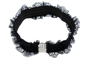 

Black Trendy Sweet Lace Solid Color Elastic Waist Belt For Women 64*7cm