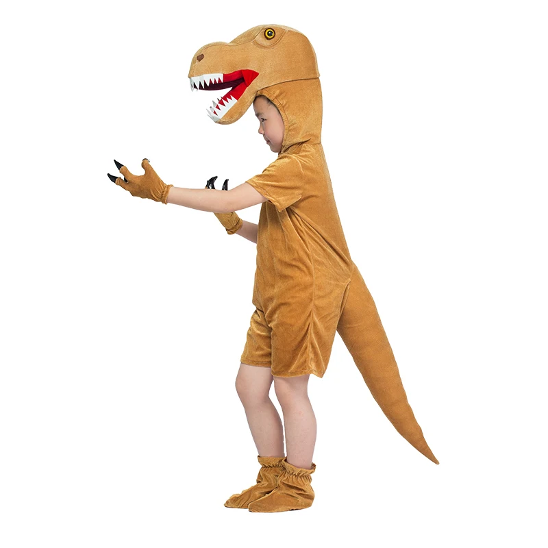 Костюмы с динозаврами T-Rex Детский костюм для косплея на Хэллоуин животными