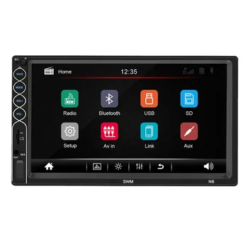 

N6 7inch Car MP5 Player Bluetooth Touch Screen USB Video FM Radio Audio Stereo Steering Wheel Control Capacitive High Definition