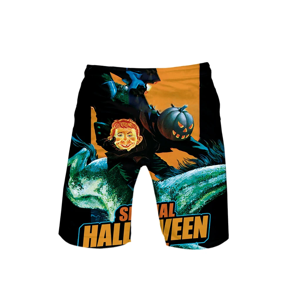 Alfred E. Neuman DC Satirical MAD magazine 3D крутые мужские пляжные шорты Harajuku move мужские повседневные Мягкие Шорты для отдыха