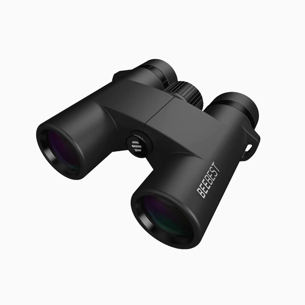 Черный Бинокль Xiaomi Beebest 8X32 Профессиональный охотничий широкоугольный телескоп Кемпинг HD 8 раз поле обзора водонепроницаемый IP67 - Цвет: Черный