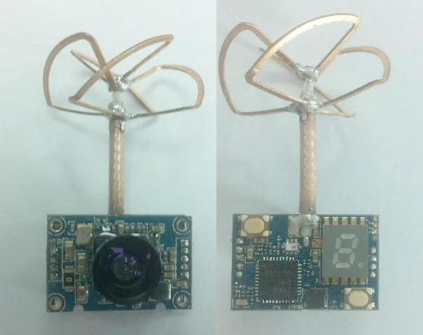 

Hrs998t Mini Image Transmission Integrated Image Transmission Camera 5.8G 48 Frequency Point 25MW