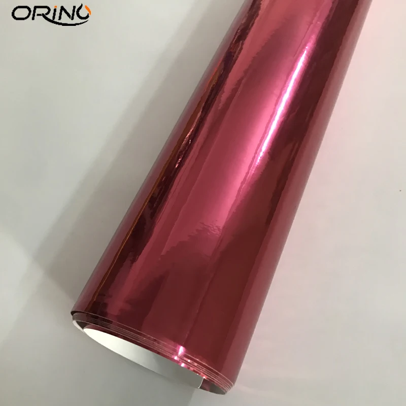 Rose Red Chrome Vinyl Wrap Sticker-4