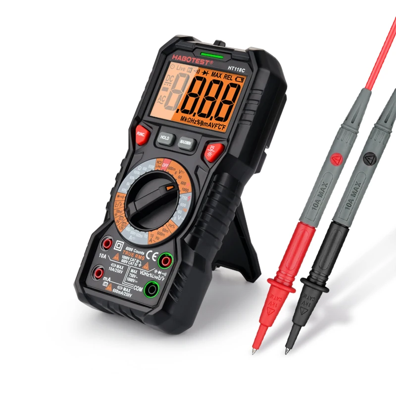 Automotive Digital Multimeter Habotest Multimeters True Rms Multimeter Digital Aliexpress