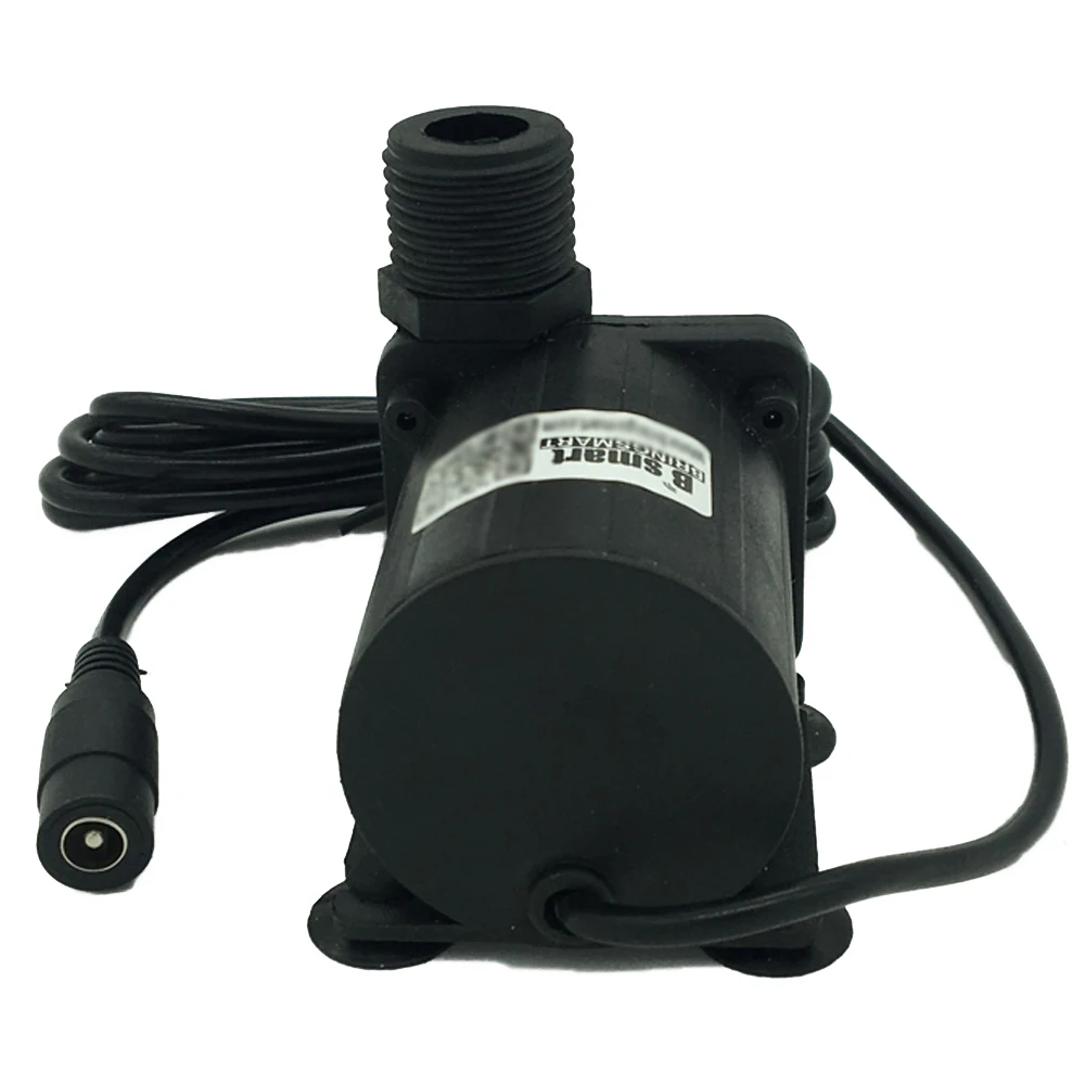 SR800F Mute водяной насос 12V USB Питание 24V микро бытовой фонтан воды насос 340-650L/ч для морской воды езда на велосипеде