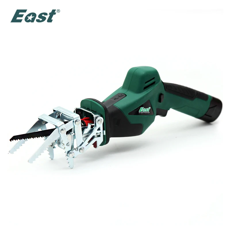 East 10.8V akumulator litowy akumulatorowa piła tłokowa ET1510 do cięcia metalu drewna DIY piły elektryczne narzędzia ogrodnicze East 10.8V akumulator litowy akumulatorowa piła tłokowa ET1510 do cięcia metalu drewna DIY piły elektryczne narzędzia ogrodnicze