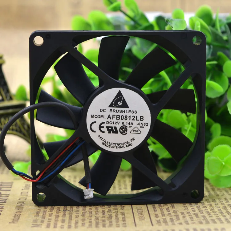 

Новый оригинальный AFB0812LB 12V 0.14A 8 см 8015 ультра-тихий охлаждающий вентилятор шасси