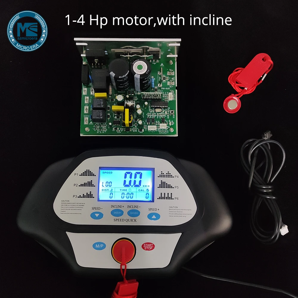 UniversalTreadmillControllerSetWithDisplayPanelAndCircultBoard