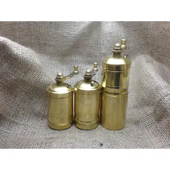

brass pepper spice grinder , Made from brass 3 size handmade , lifetime use