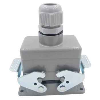 

New Heavy Duty Connector Rectangular HDC-HE-10 Core Industrial Waterproof Aviation Plug 16A Top
