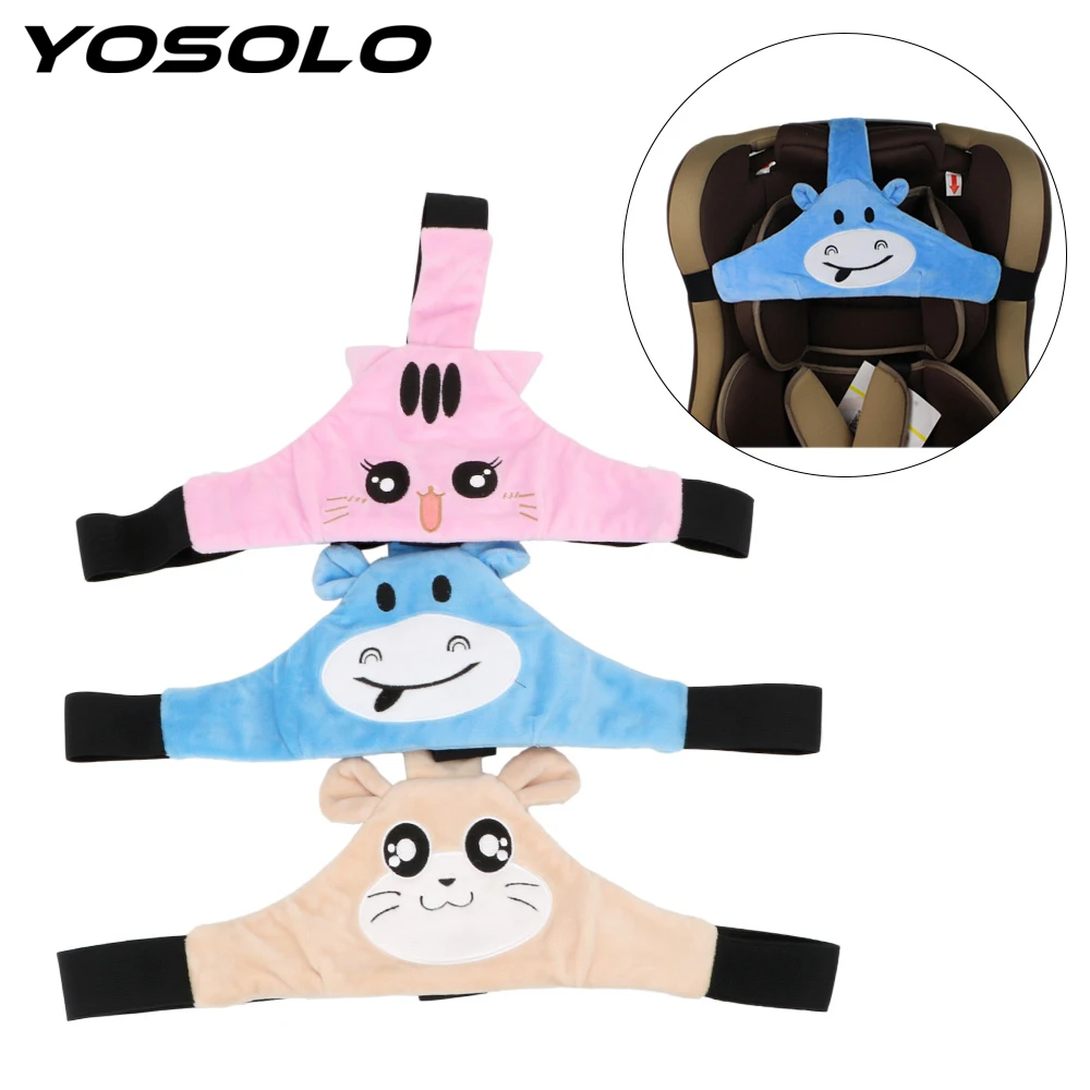 YOSOLO Sleep Support Adjustable Car Seat Sleep Nap Interior Accessories Baby Car Safety Seat Head Fixing Band