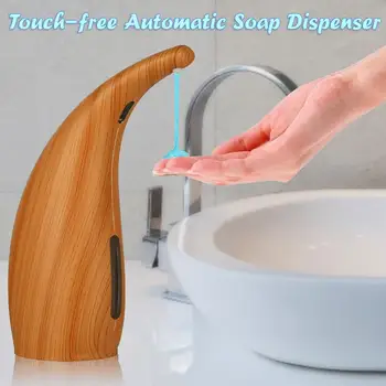 

300ML Soap Dispenser Transparent Automatic Liquid Soap Dispenser Plastic Soap Dispenser & Bottle for Kitchen Bathroom
