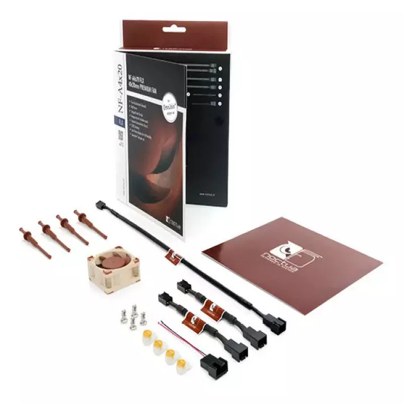 Noctua PC 냉각 선풍기 냉각기, 선풍기 라디에이터, 선풍기 컴퓨터 케이스, 타워 선풍기, NF A4x20 PWM, 40mm, 40x40x20mm, 5000 RPM, 14.9 dB(A)