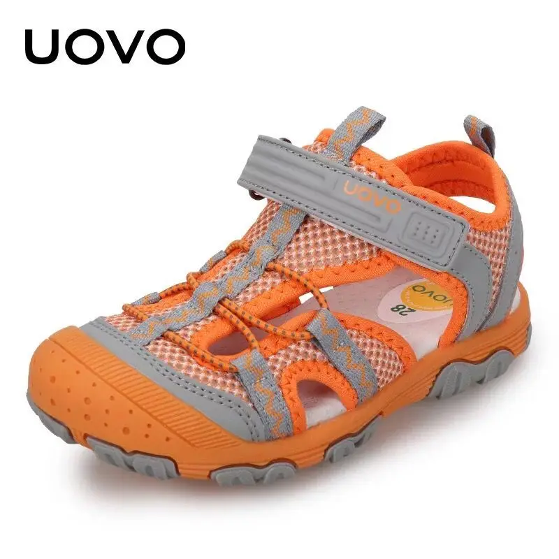 UOVO Kids Sandals Summer Sport Flat Comfortable Boys Beach closed toe Sandals Children Toddler Little Children Shoes