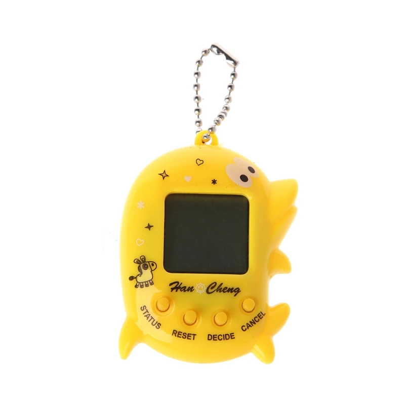 Дельфин Форма lcd Виртуальная Цифровая Pet электронная игровая машина с брелком