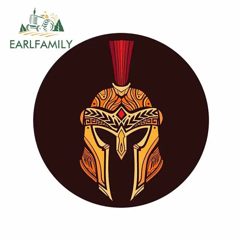 Earlfamily 13cm X 13cm Decal For Trojan Greek Spartan Warrior Helmet Circle Diy Motorcycle Vinyl Car Sticker Diy Car Stickers Aliexpress