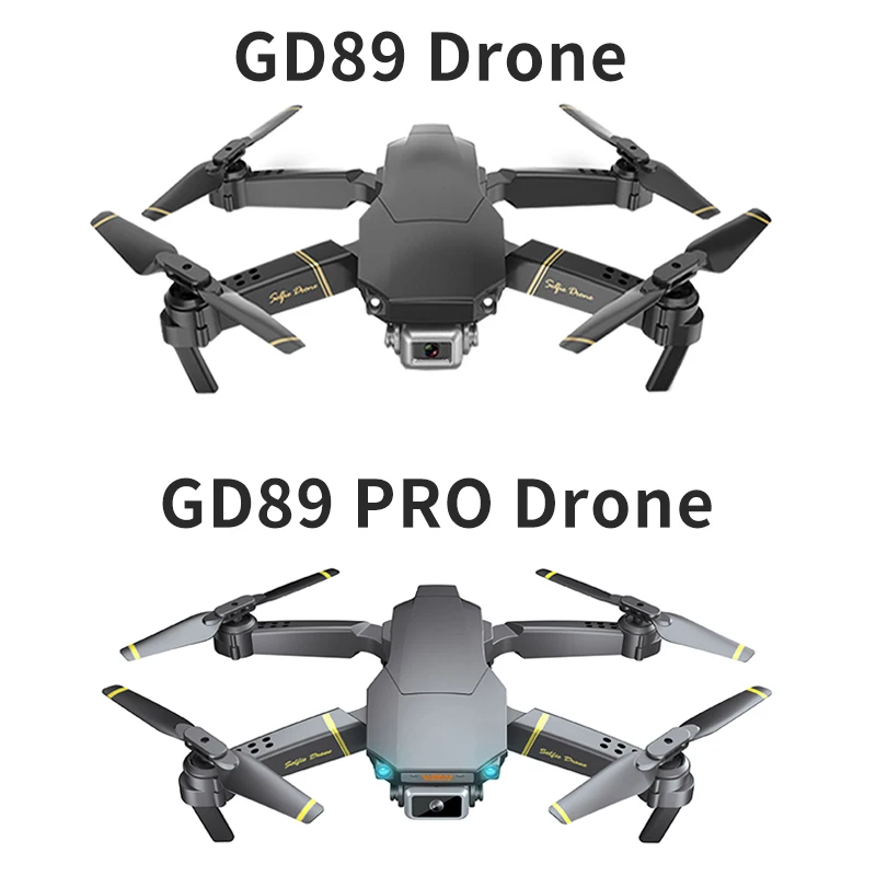 4K Дрон Квадрокоптер RC Дроны с камерой HD высота удержания GD89 камера Wi Fi FPV VS SG106 KF609