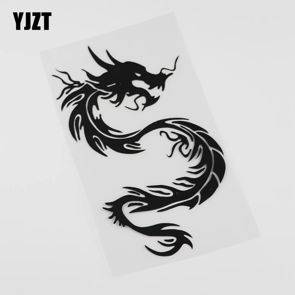 YJZT 9.4CMX13.2CM Cartoon Tribal Dragon Serpent Mythical Car Truck Vinyl Sticker 13C-0135 | Автомобили и мотоциклы