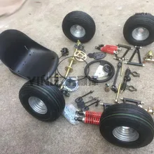 Картинг UTV тормозной диск Звездочка задний мост рулевое колесо кулаки шпинделей рулевой тяги ATV маятники с сиденьем 6 дюймов колеса