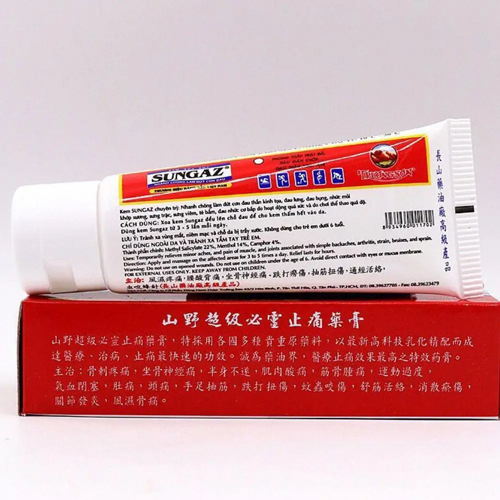 Vietnam Sungaz Balm Ointment Rapid Pain Relief Back Shoulder Massager Pain Balm Analgesic Arthritis Cream Medical Plaster 30g