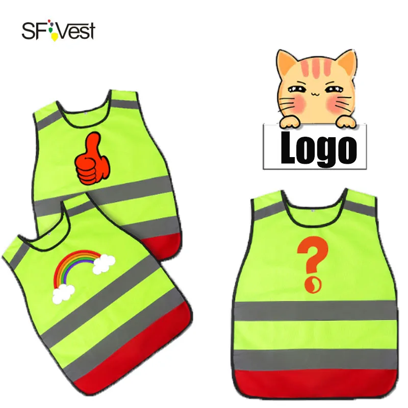 

High Visibility Kids Reflective Vest Traffic Security Clothing Children Safety Waistcoat Child Protective Clothes for Kids Boy