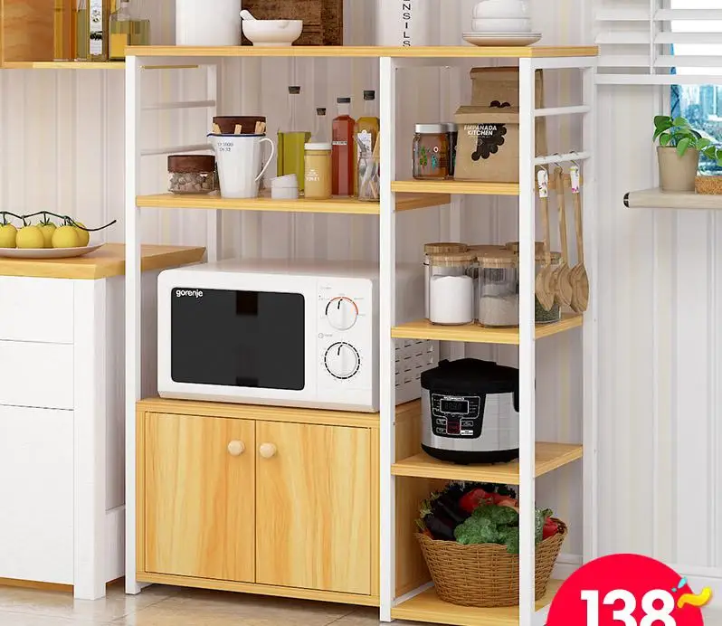 Style9 29% сушилка для посуды, кухонная стойка, напольная многослойная полка для хранения, шкафчик, шкаф, бытовая полка для микроволновой печи - Цвет: Style9