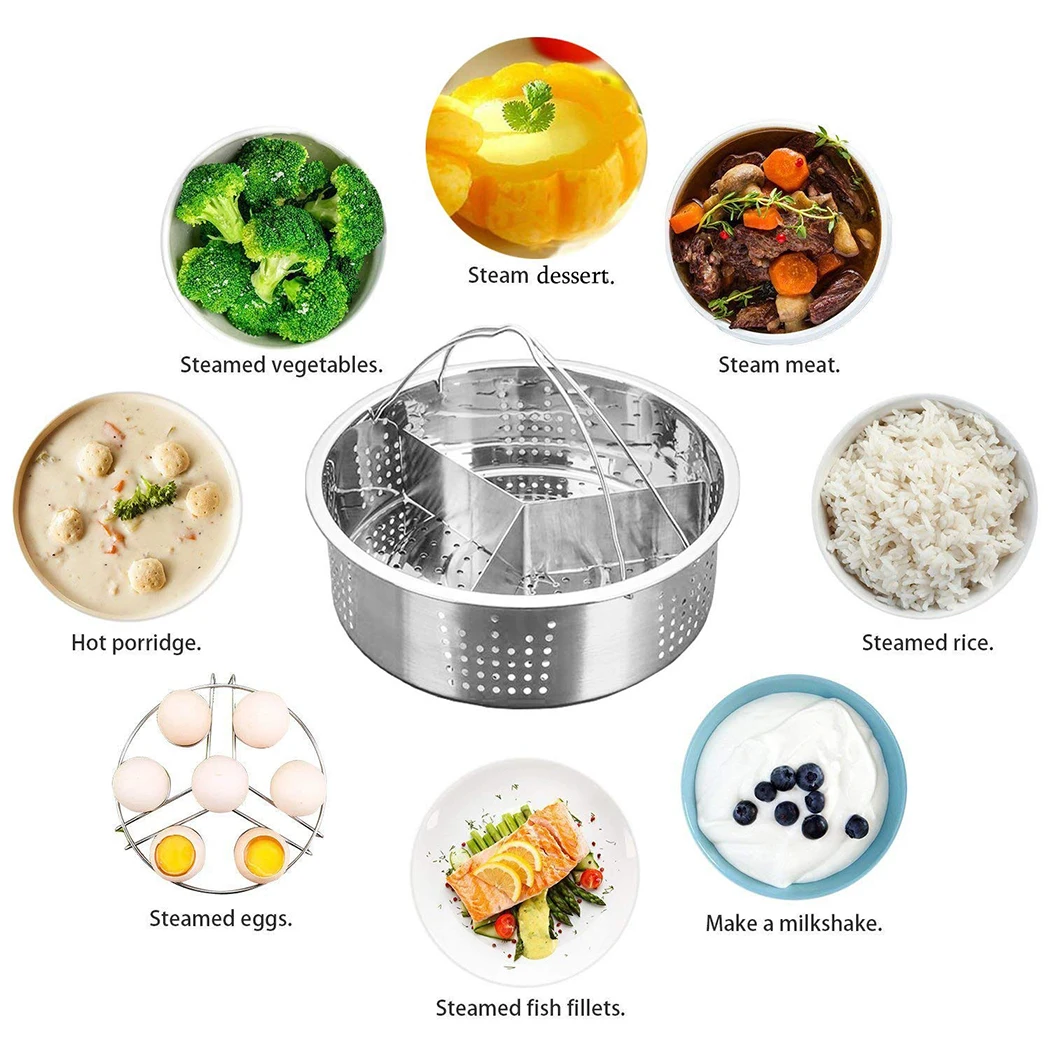 Tebery 2 Pack Stainless Steel Egg Steamer Rack Electric Pressure Cooker Steam Rack Vegetable Steamer Rack Stand Cooling Rack for Instant Pot Egg Cooker Tebery 2 Pack Stainless Steel Egg Steamer Rack Electric Pressure Cooker Steam Rack Vegetable Steamer Rack Stand Cooling Rack for Instant Pot Egg Cooker