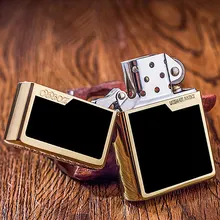 ZORRO Kerosene Flint Lighter Metal Grinding Wheel Free Fire Windproof Insert Lighter Oil Inflated Cigarette Lighter Men Gift