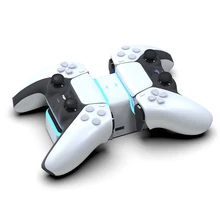 Für PS5 Wireless Controller Dual Charger USB Schnelle Lade Cradle Dock Station Stand Typ C USB EINE Ausgang mit LED anzeige