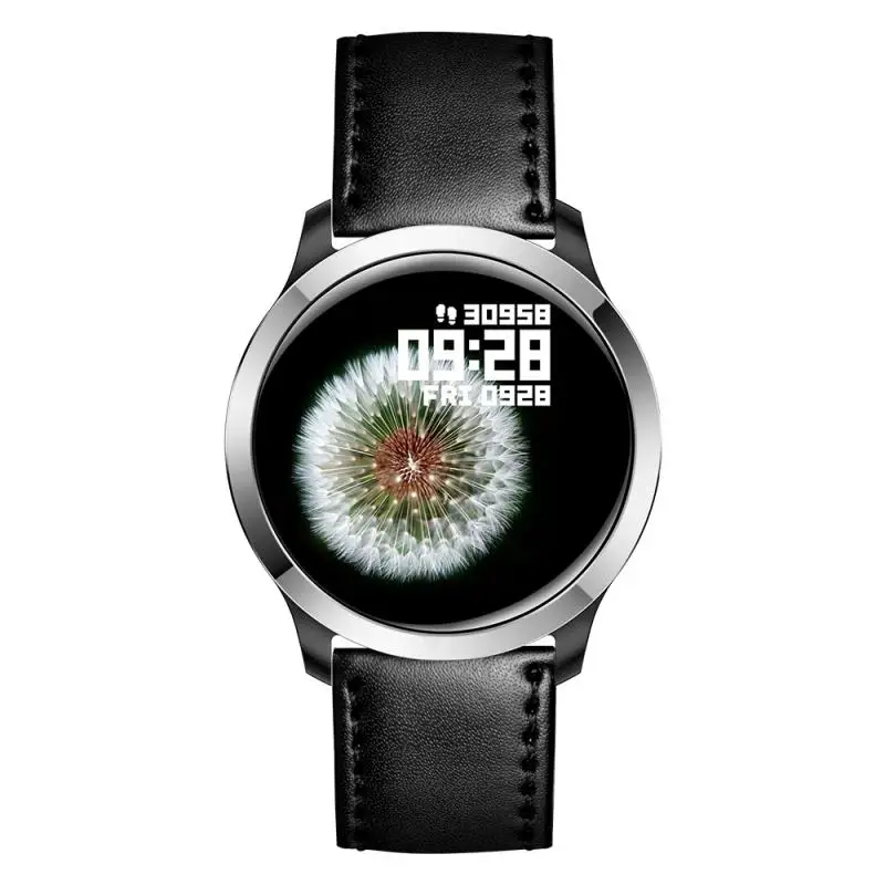 Черный Mr NEW E70 умный браслет полный круг Полный сенсорный ЭКГ сердечный ритм кровяное давление мониторинг сна мульти-режим движения шаг прочный - Цвет: Черный