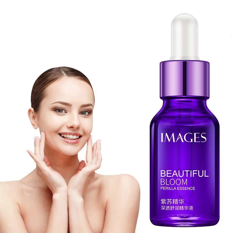 

1Pc Brand New Natural Perilla Face Essence Purple Bottle Moisturizing Brightening Face Serum Women Beauty Skin Care Tool TSLM2